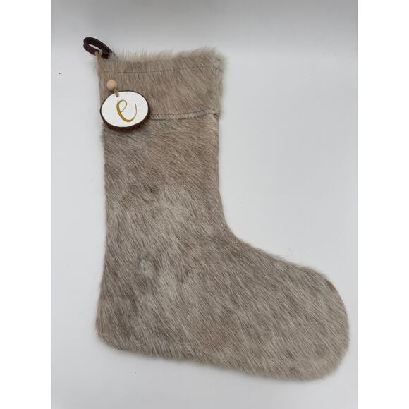 Faux Fur Christmas Stocking - Picture 1 of 3